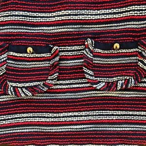 Tweed Gold Button Dress